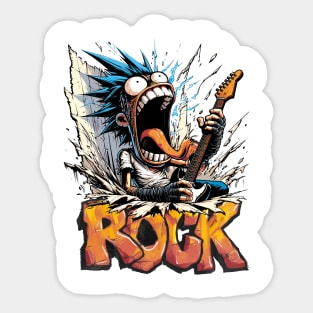 Unleash Your Inner Rock God Sticker